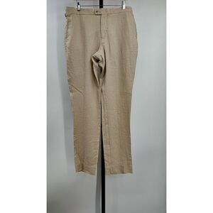 Quince Men 100% European Linen Dress Pants Driftwood 34X32